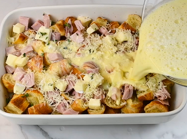 Ham & Brie Strata - Step 5